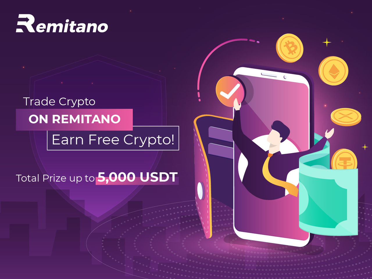 Reward] 5,000 USDT Giveaway: Trade Crypto - Earn Free Crypto!