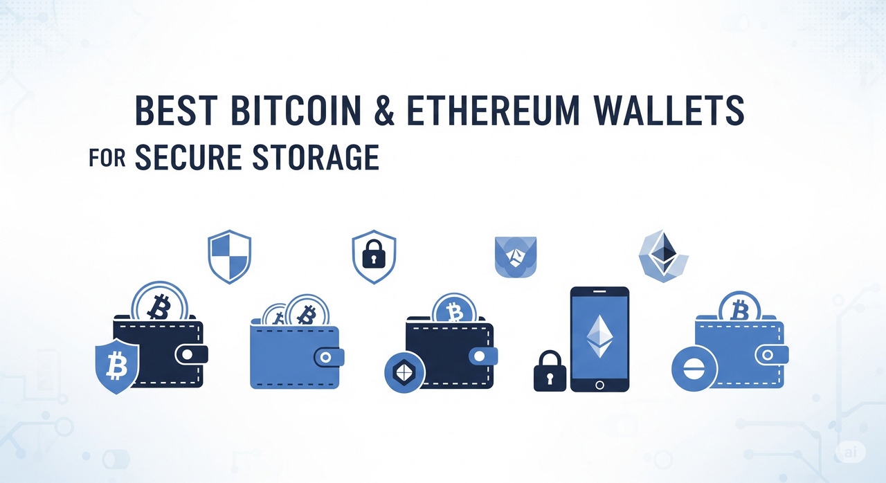 Best Bitcoin & Ethereum Wallets for Secure Storage
